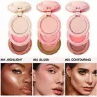 Universal Waterproof 3 In 1 Matte Face Palette with Highlighter and Blush γ√ △∫