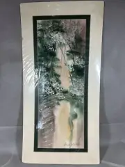 Listed Artist Donna Watson Beautiful Abstract Picture, Water Color 20 By 10” N1