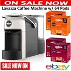 Lavazza Capsule Coffee Machine w/ 64 Pods Espresso Cappuccino Maker Auto Easy