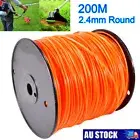 Trimmer Line 2.4mm 200m Whipper Snipper Cord Wire Brush Cutter Brushcutter Nylon