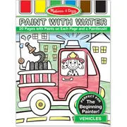 Melissa & Doug Paint with water Vehicles Kids/Childrens Interactive Toy 3+