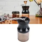 (Black)Manual Coffee Grinder Washable Mini Hand Crank Coffee Bean Grinding JY