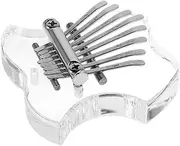 HEATSHAKING Key Mini Kalimba Thumb Piano Portable Acrylic Instrument for Adults for Beginners Sound Compact Design for Travel and Music Enthusiasts