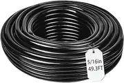 5/16 Inch Drip Irrigation Tubing-49.2Ft/15M Main Tubing Hose for Garden Irrigation System Kit, Plant Watering Irrigation Line Tubing