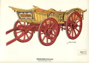 Berkshire Waggon colour laminated poster A4