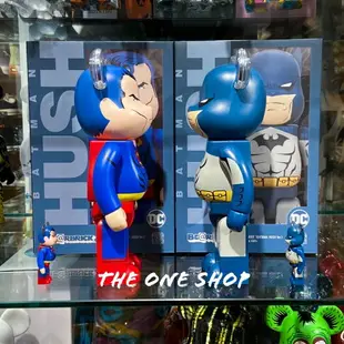 TheOneShop BE@RBRICK Batman Superman HUSH 蝙蝠俠 超人 庫柏力克熊 400% 100%