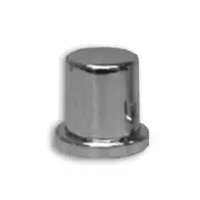 15/16 & 7/8 Inch Chrome Plastic Top Hat Frame Bolt Cover With Flange