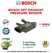 BOSCH DPF EXHAUST PRESSURE SENSOR for FIAT QUBO 1.3 D Multijet 2010->on