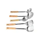 Stainless Steel Long Handle Pot Spatulas Rice Spoon Colander Soup Spoon