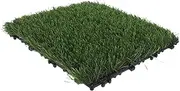 Alasum Artificial Grass Rug Realistic Fake Grass Mat for Outdoor Turf Interlocking Flooring for Garden Backyard DIY Assembly for Events Landscaping