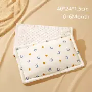 Newborn Pillow Pad Cotton Bean Velvet Cartoon Pattern Flat Pillow 0-1T Bebe Baby