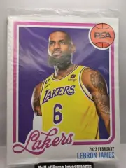 PSA Magazine SEALED - February 2023 - Lebron James Cover Los Angeles Lakers Mint