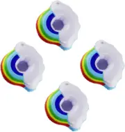 Gogogmee 4Pcs Cloud Cup Holder Pool Floats Cup Holder Coasters for Drinks Out...