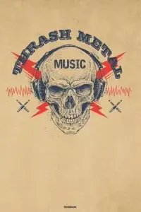 在飛比找博客來優惠-Thrash Metal Music Notebook: S