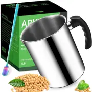 "Stainless Steel Candle Making Pot with Dripless Spout"