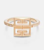 [Givenchy] Givenchy 4G Swarovski®-embellished ring N gold