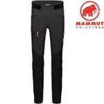 MAMMUT 長毛象 COURMAYEUR SO PANT AF 男款登山軟殼褲 1021-00690 0001 黑