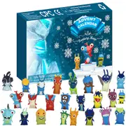 Christmas Advent Calendar 24 Days Countdown Slugterra Figures Toys Kids Xmas Gifts Ideal Blind Box