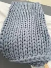 Bearaby Cotton Napper 20 Lb weighted Throw Retail $279 Asteroid Gray