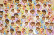 SET of 100-1" PRECUT DOC MCSTUFFINS inspired BottleCap Images Birthdays,hairbows