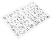BESPORTBLE Non-Woven Fabric Adhesive Backing Water-Soluble Stabilizer Embroidery Soluble Paper Hand Embroidery Patterns