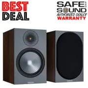 MONITOR AUDIO BRONZE 50 BOOKSHELF SPEAKERS (PAIR) WALNUT