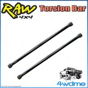 Holden Colorado RA RC 4WD RAW Front Torsion Bars Increased Rate 2" 0-40mm Lift