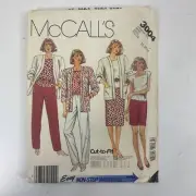 UNUSED 3004 VINTAGE SEWING PATTERN McCALLS SKIRT JACKET TOP PANT SHORT WOMENS