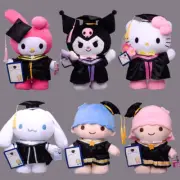 Kuromi My Melody Sanrio Plush Toy Graduation Season 35cm Stuffed Doll kids Gift