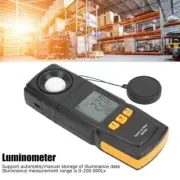 Lux Light Meter Data Logger Digital Handheld Measure Luminometer LCD USB GM1020