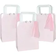 Ginger Ray Mermaid Magic Paper Gift Bags with Pink Tassels (Pack of 5)