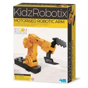 4M KidzRobotix Motorised Robotic Arm Open/Close Gripper Kids Learning Toy 8y+