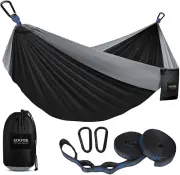 Camping Hammock 500 Lbs, Portable Hammocks with Tree Straps & Attached Carry Bag