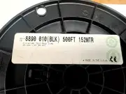 8890 010500 Belden 500 feet Hook-Up Wire, 24 AWG, 45x40, TC, Black Rubber, 1000V