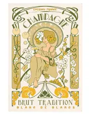 Torchons & Bouchons Champagne Epernay Tea Towels (Set of 2)