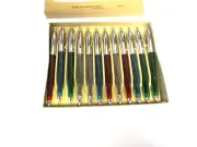 Sheaffer Vintage Ballpoint Pen Translucent Blue & Chrome New Made In Usa 1 Pen