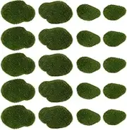 Angoily 24pcs Artificial Rocks Realistic Decorative Micro Stones for DIY Landscaping Garden Decor and Miniature Scenes Various for Touch