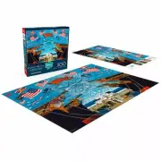 Buffalo Games Americana Collection Dockside Marriage 500 Pieces Jigsaw Puzzle