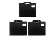 3x Jasart A3 Carry Sleeve Documents Artworks Protector Organiser Storage Black