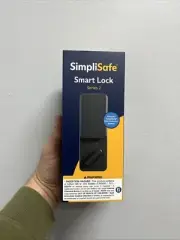 Genuine SimpliSafe Smart Lock Series 2 (Black) For 3rd Gen Home Security System