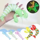 Realistic Slug Insects Fidget Slug Articulated Fidget Toy Crawling Sensory