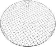 ABOOFAN Round Stainless Steel Cooking Grate for Indoor Portable Grill Multi Purpose Mesh Rack for Even Grilling Steaming and Baking Height