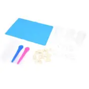 Mixing Cup Dropper Finger Set Silicone Pad 100ml Silicone Measuring Cup Mix