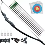 Archery Bow And Arrow For Adults Beginner Takedown Recurve Bow Archery Set