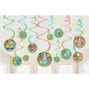 Cocomelon 12 Piece Spiral Decorations