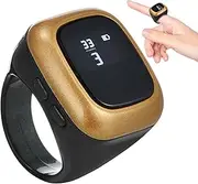 Smart Ring Counter, Portable Finger Counter, Digital Finger Counters, Prayer Counter Ring With An Alarm Clock Function For Tracking Prayers Or Any Counting Activity