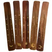 Wooden Incense Holder - Flat Ashcatchers - Suits Incense Sticks