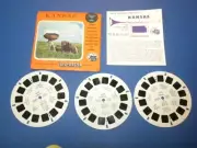KANSAS (KN-123) Viewmaster 3 reels PACKET SET