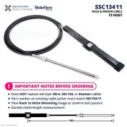 Teleflex Marine Seastar Rack and Pinion Steering Cable SSC13411 134-11 11FT