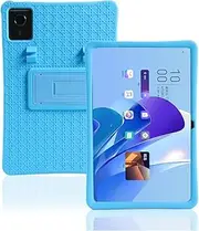 Jarttarn Case Compatible with Lenovo Chromebook Duet Gen 9 2024 11-inch Tablet, Full Coverage Ultra Slim Silicone Shockproof Lightweight Cover Case Support Protective Sleeve (Blue)